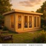 Fjordholz Gartenlounge Modell Lina 44 B| Rabatt: 26%|6x4m