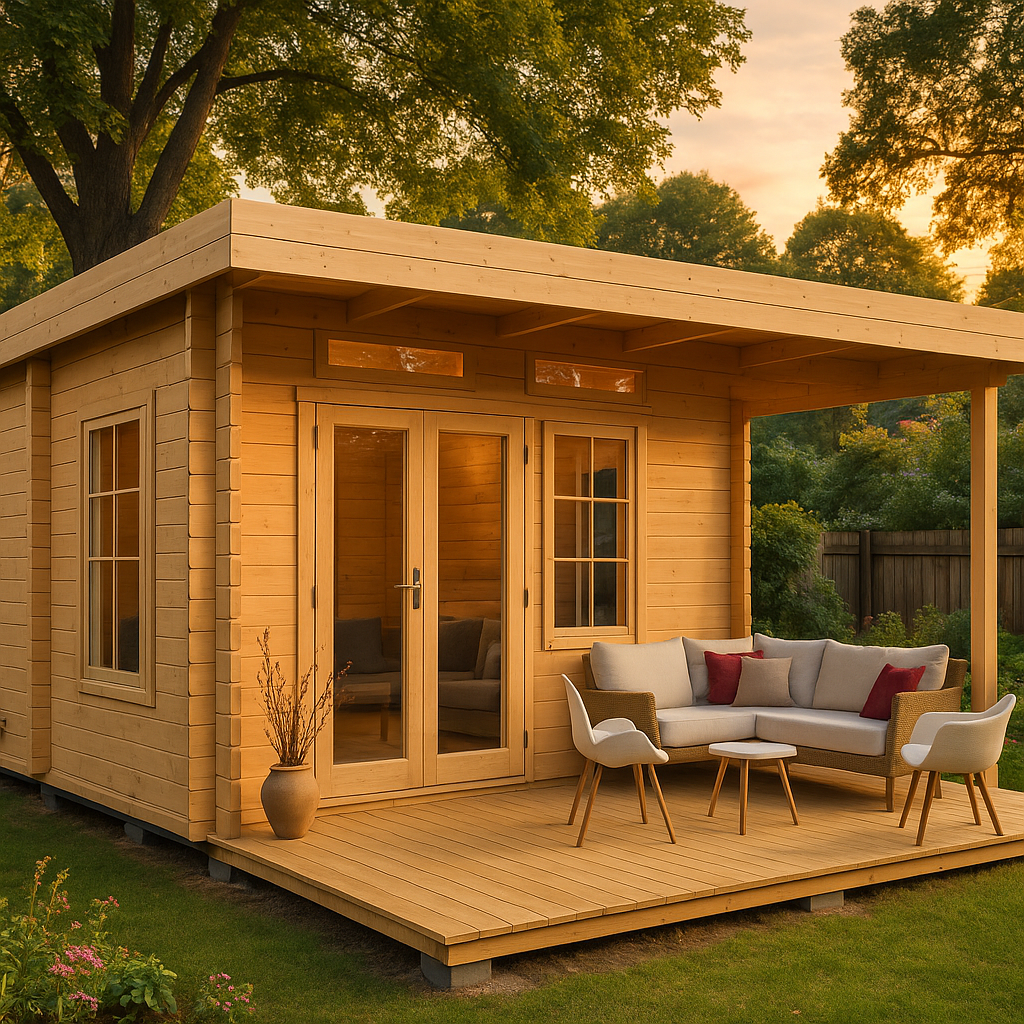 Fjordholz Gartenlounge Modell Oskar 44 Fjordholz Gartenlounge Modell Oskar 44