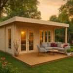 Fjordholz Gartenlounge Modell Oskar 44| Rabatt: 26%|7x4m