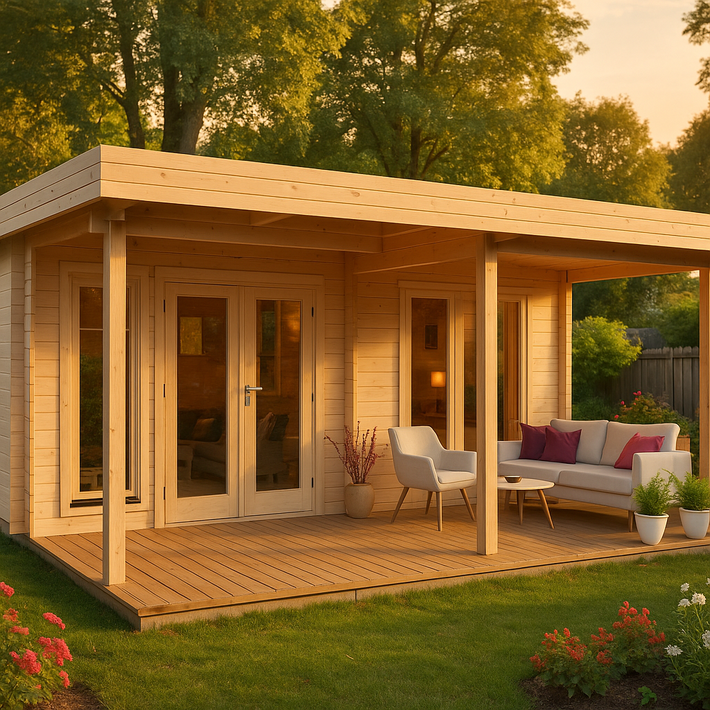 Fjordholz Gartenlounge Modell Oskar 70| Rabatt: 26%|6x4m