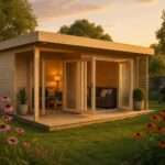 Fjordholz Gartenlounge Modell Sandra 44 B| Rabatt: 26%|6x4m