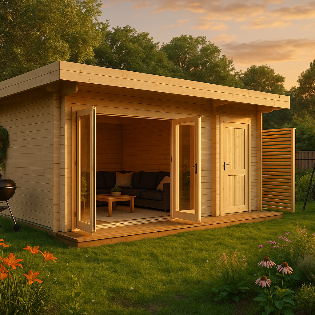 Fjordholz Gartenlounge Modell Sandra 44 C Fjordholz Gartenlounge Modell Sandra 44 C