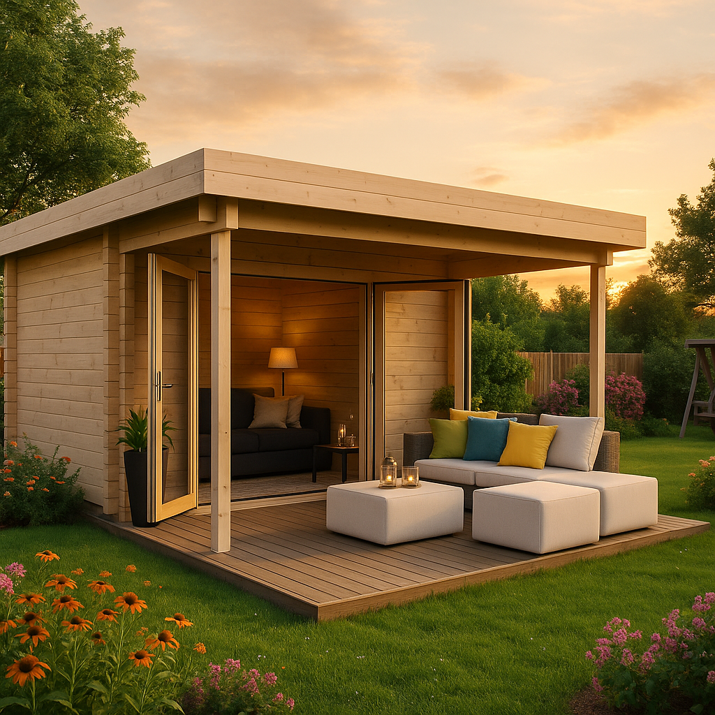 Fjordholz Gartenlounge Modell Sandra 44 D