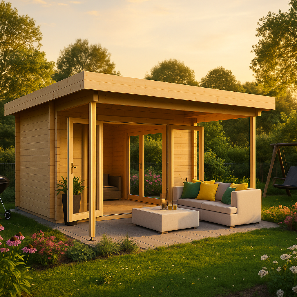 Fjordholz Gartenlounge Modell Sandra 44 D Fjordholz Gartenlounge Modell Sandra 44 D