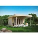 Fjordholz Gartenlounge Modell Sandra 44 D| Rabatt: 26%|4x3m