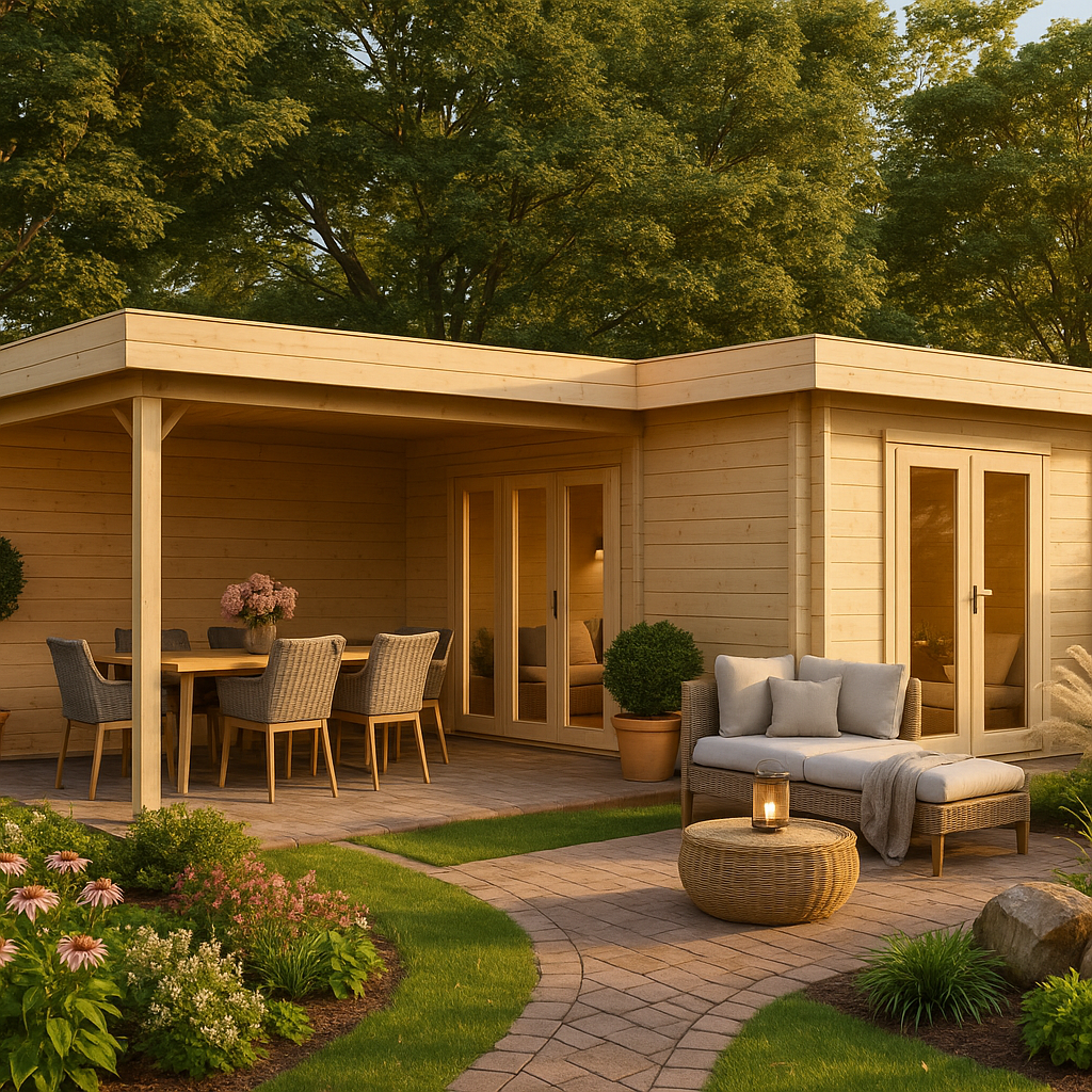 8x6m Gartenlounge Modell Sandra 44 E| Rabatt: 26%