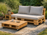 Gartenmöbel aus Paletten selber bauen – Bauanleitung Schritt für Schritt