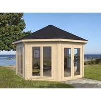 Gartenpavillon Modell Modern 12 m² mit 4 Fenstern| Rabatt: 26%