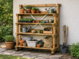 Gartenregal selber bauen – Bauanleitung Schritt für Schritt