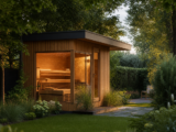 Gartensauna mit Ausblick in den Garten einbinden – Ratgeber zu Sichtachsen und Privatsphäre bei Gartensaunen