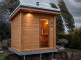 Gartensauna standsicher ausführen: Dachlast, Wind und Verankerung – Ratgeber zu Standsicherheit von freistehenden Gartensaunen