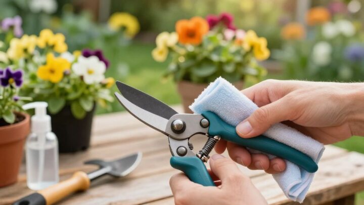 Gartenschere desinfizieren – So geht’s richtig