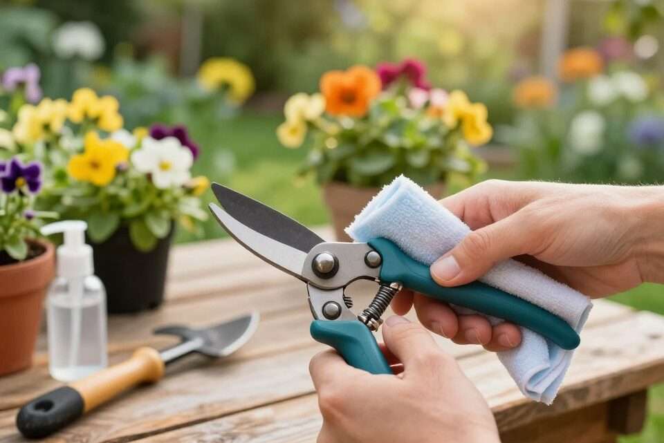 Gartenschere desinfizieren – So geht’s richtig