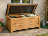 Gartentruhe selber bauen – Bauanleitung Schritt für Schritt