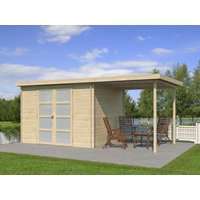 Gerätehaus Modell Umea 7,38 m² + 200 cm Anbau| Rabatt: 26%