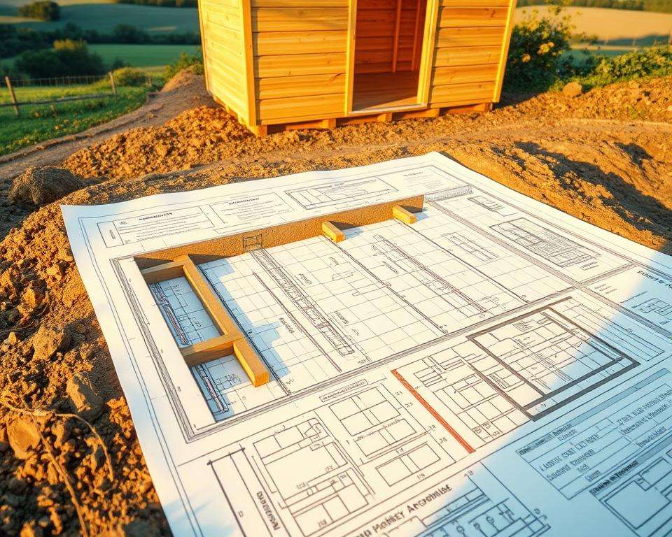 gesetzliche Vorschriften Gartenhaus Fundament