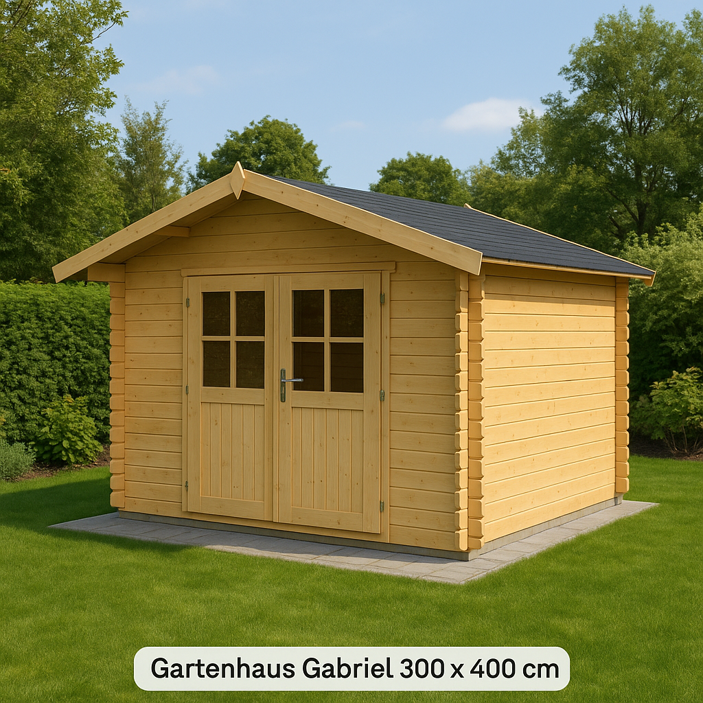 Gartenhaus Gabriel 300 x 400 cm|5x3m|Rabatt:21%