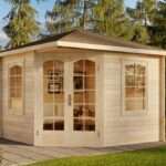 5-Eck Gartenhaus Viking ISO|3x3m|Rabatt:33%