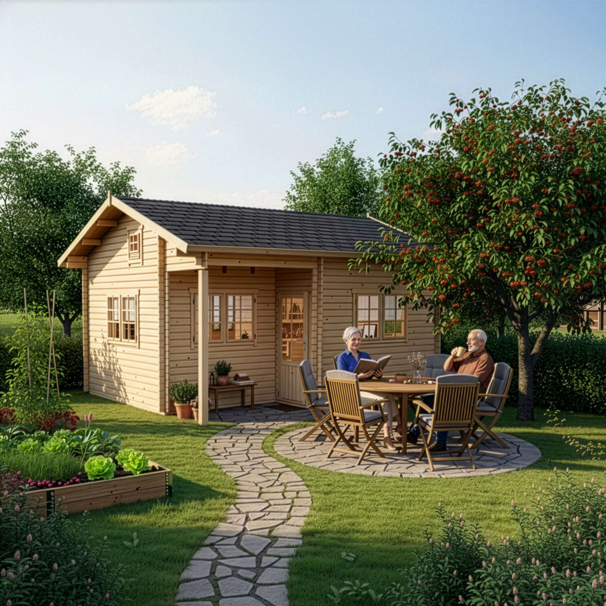 Alpholz Schrebergartenhaus Hans