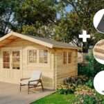 ECO Set - Gartenhaus  Gabriel - 34 400 x 300 cm - imprägniert|4x3m