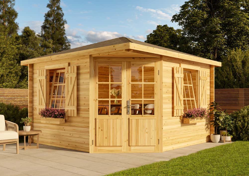 5-Eck Gartenhaus Monica Royal|4x4m