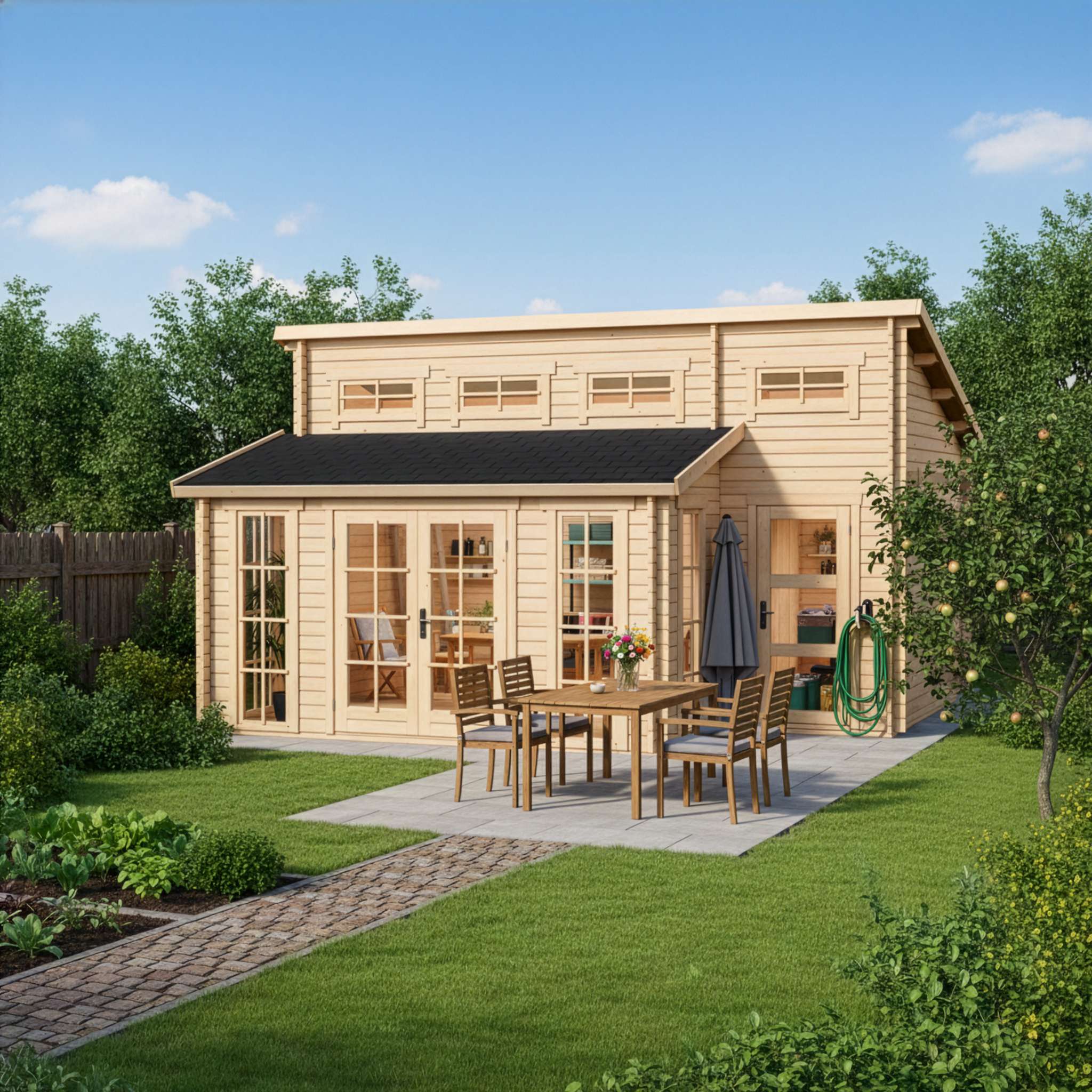 Alpholz Schrebergartenhaus Peter