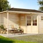 5-Eck Gartenhaus mit Anbau Modell Franz - 28|5x3m|Rabatt:23%