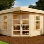 Flachdach Gartenhaus Modell Oregon-40|4x4m|Rabatt:26%