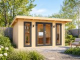 Neues Modell der Gartenhausfabrik erhältlich: Fjordholz Gartenhaus Modell Alu Line 44-C
