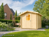 Neues Modell der Gartenhausfabrik erhältlich: Fjordholz Satteldach Gartenhaus Modell Eliza 1A, K