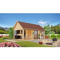 Fjordholz Grillkota + Saunakota Modell Tobi 22 m²| Rabatt: 26%