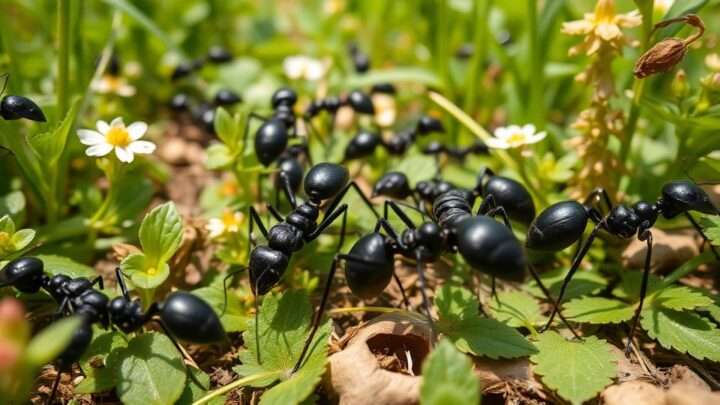 Große schwarze Ameisen im Garten: Was Sie wissen müssen