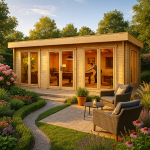 Großes Gartenhaus „Snooker XL 1“ 8x6m | Großer Garten-Snookerraum XL - 43 m² | Garten-Snookerhaus Unkategorisiert online kaufen Großes Gartenhaus „Snooker XL 1“ 8x6m | Großer Garten-Snookerraum XL - 43 m² | Garten-Snookerhaus Unkategorisiert online kaufen