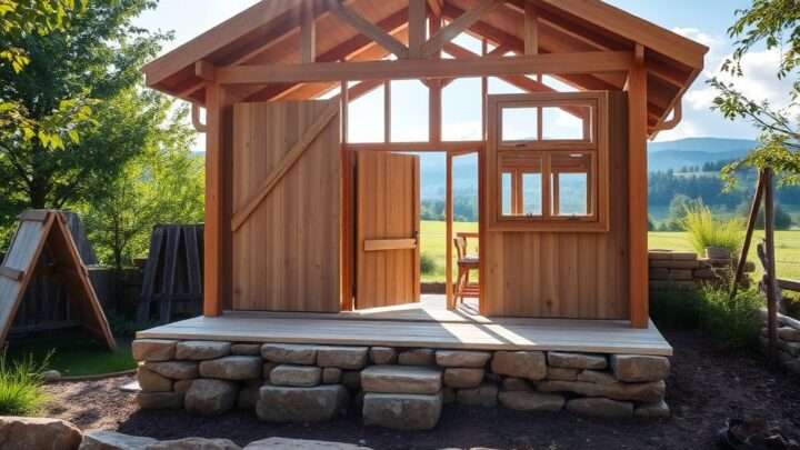 häufigste Fehler beim Aufbau eines Holz-Gartenhauses: So bauen Sie richtig