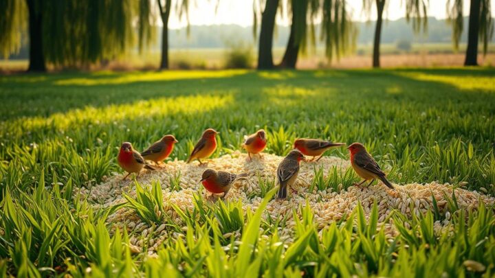 Haferflocken als Vogelfutter richtig verwenden