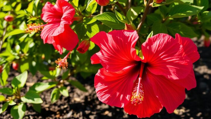 Hibiskus einpflanzen: Tipps für üppige Blütenpracht