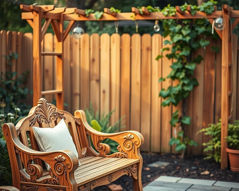 Holz Deko Garten selber machen – kreative DIY Ideen