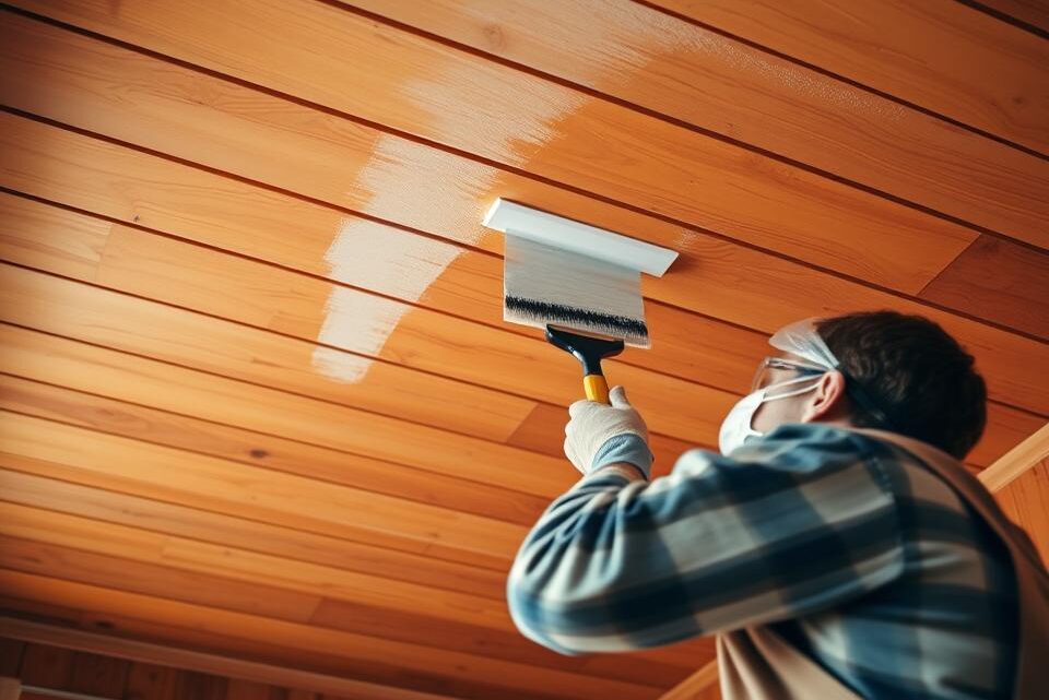 Holzdecken Paneele streichen – Tipps für Heimwerker Holzdecken Paneele streichen – Tipps für Heimwerker