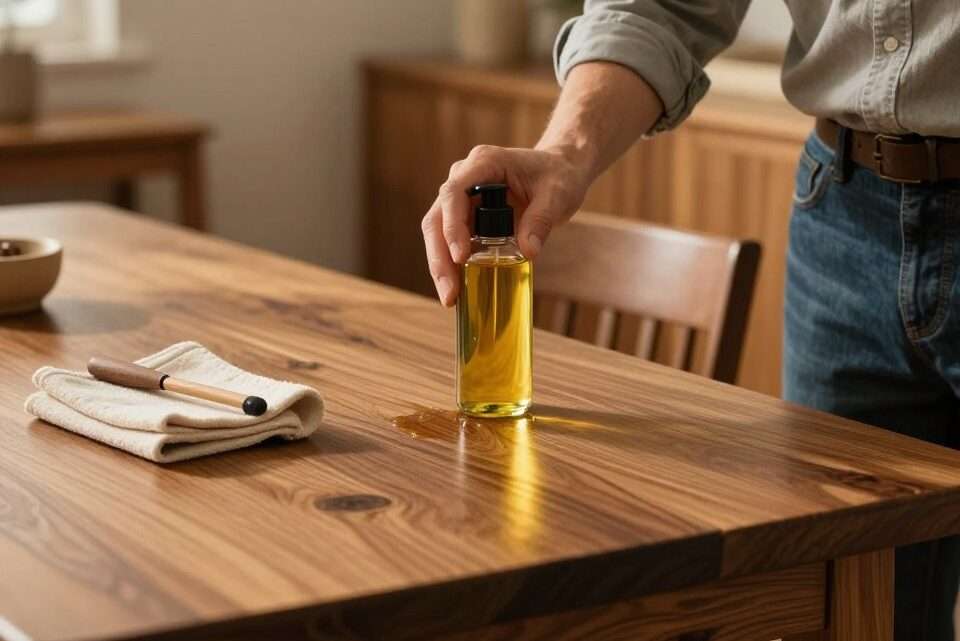 Holzmöbel ölen: So bringen Sie Ihre Möbel wieder zum Glänzen