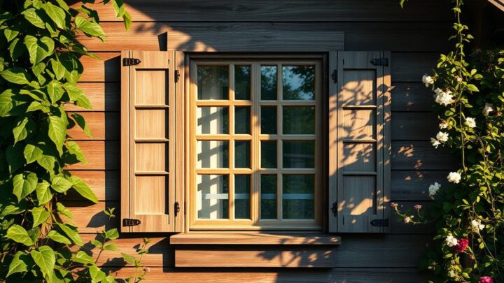 Holzsprossenfenster Gartenhaus – Klassische Eleganz