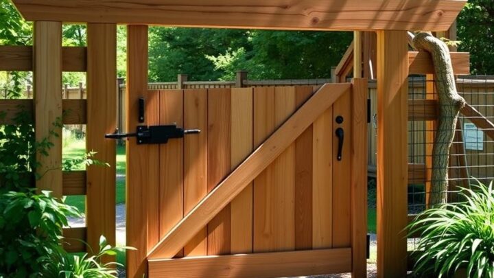 Anleitung: Holztor selber bauen – Schritt für Schritt