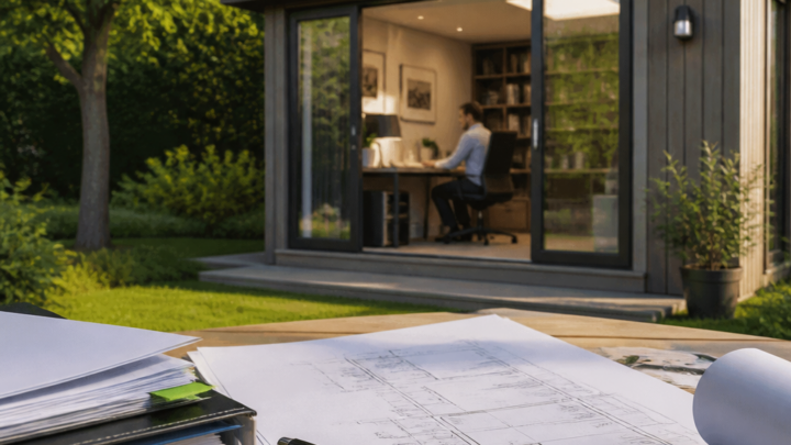 Homeoffice im Gartenhaus: Nutzung, Genehmigung und Nachweise