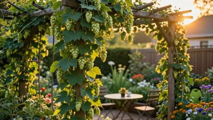 Hopfen als Sichtschutz richtig pflanzen und pflegen