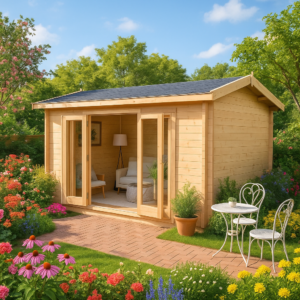 Kleines Gartenhaus “Eva E” 4x3m | Kleines Gartenhaus mit 3x4m Außenmaß | Gartenhaus aus Holz mit Satteldach Unkategorisiert online kaufen Kleines Gartenhaus “Eva E” 4x3m | Kleines Gartenhaus mit 3x4m Außenmaß | Gartenhaus aus Holz mit Satteldach Unkategorisiert online kaufen