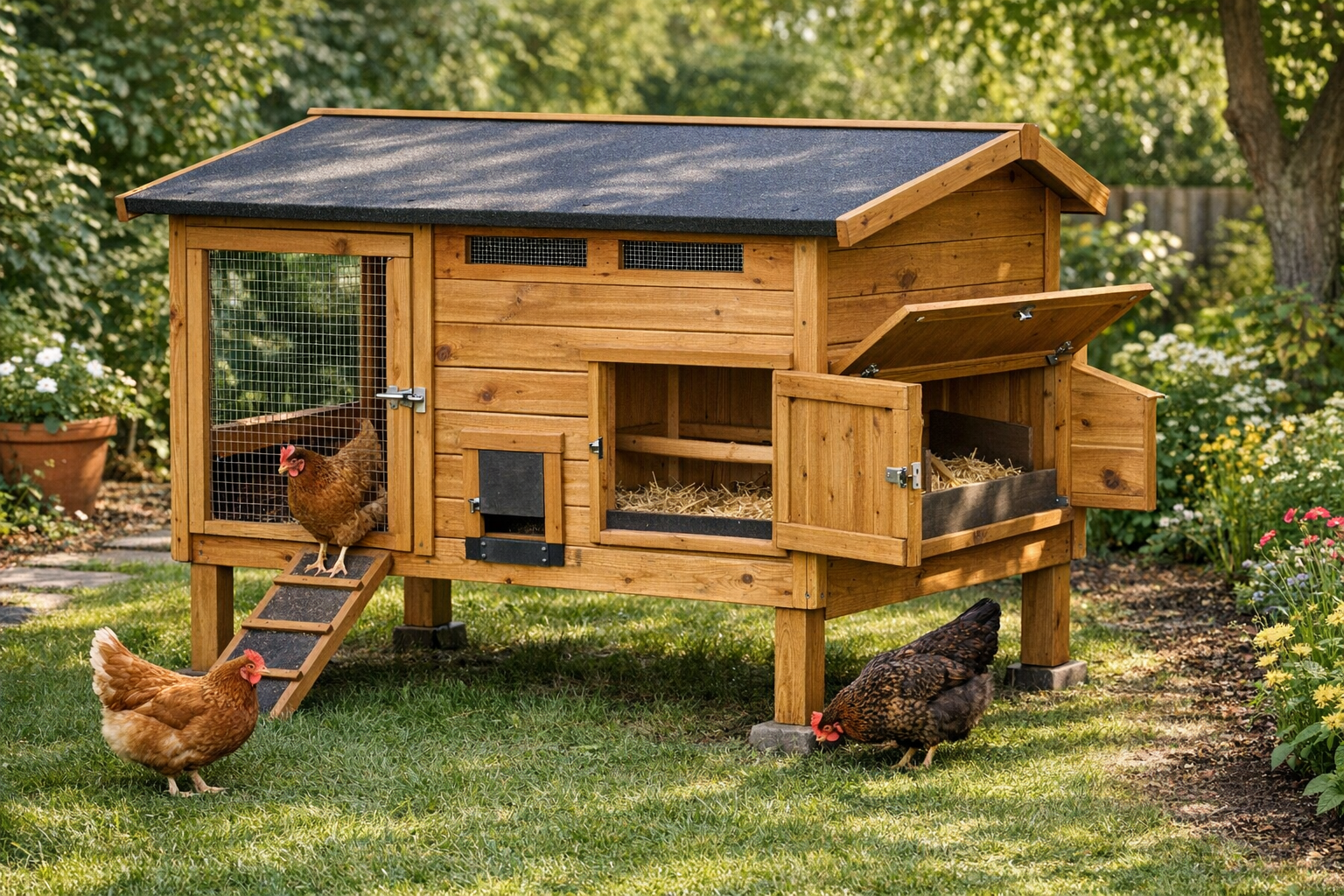Hühnerstall selber bauen – Bauanleitung Schritt für Schritt