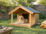 Hundehütte für den Garten selber bauen – Bauanleitung Schritt für Schritt