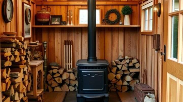 Ist ein Ofen im Gartenhaus erlaubt?