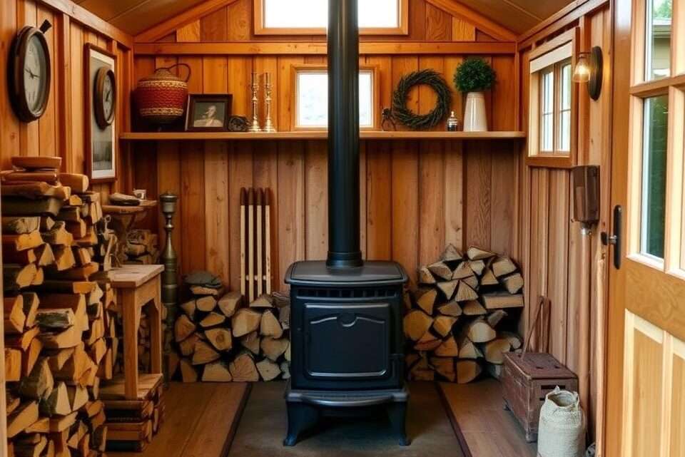 Ist ein Ofen im Gartenhaus erlaubt?
