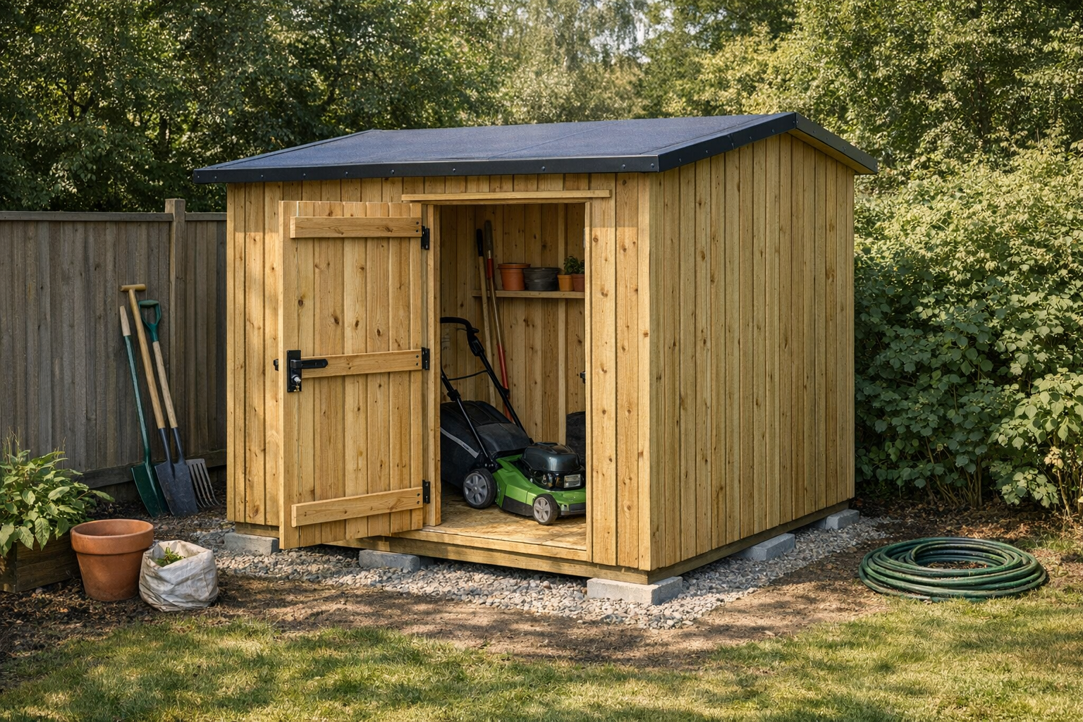 Kleines Gartenhaus selber bauen – Bauanleitung Schritt für Schritt