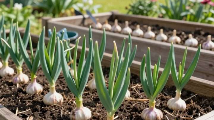 Knoblauch im Hochbeet erfolgreich anbauen